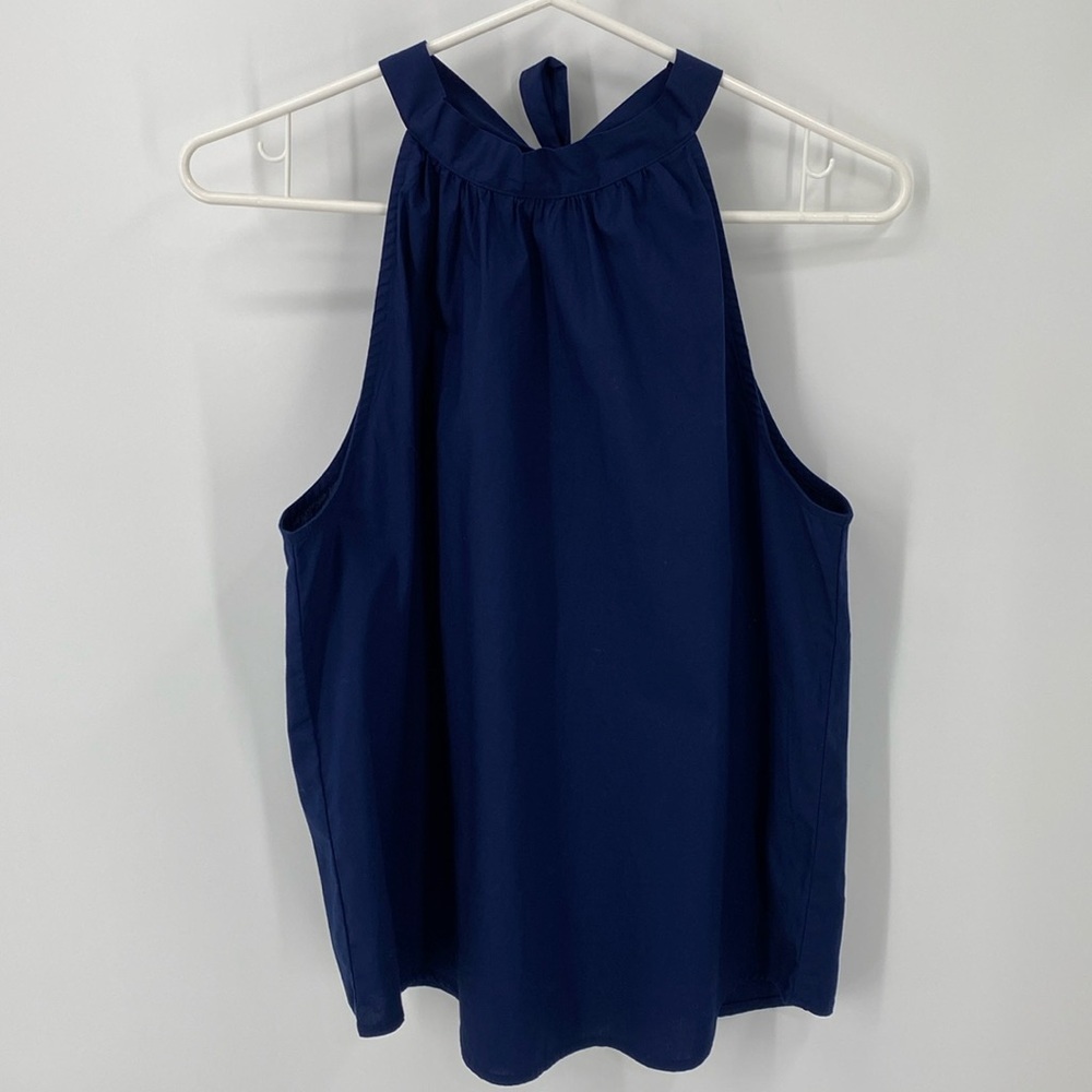J. Crew Sleeveless Tie Neck Top NWT Size Small
